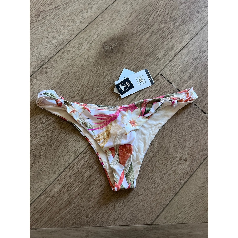 Rip Curl My Bikini Skimpy Coverage‎ Floral Print Bikini Bottoms L